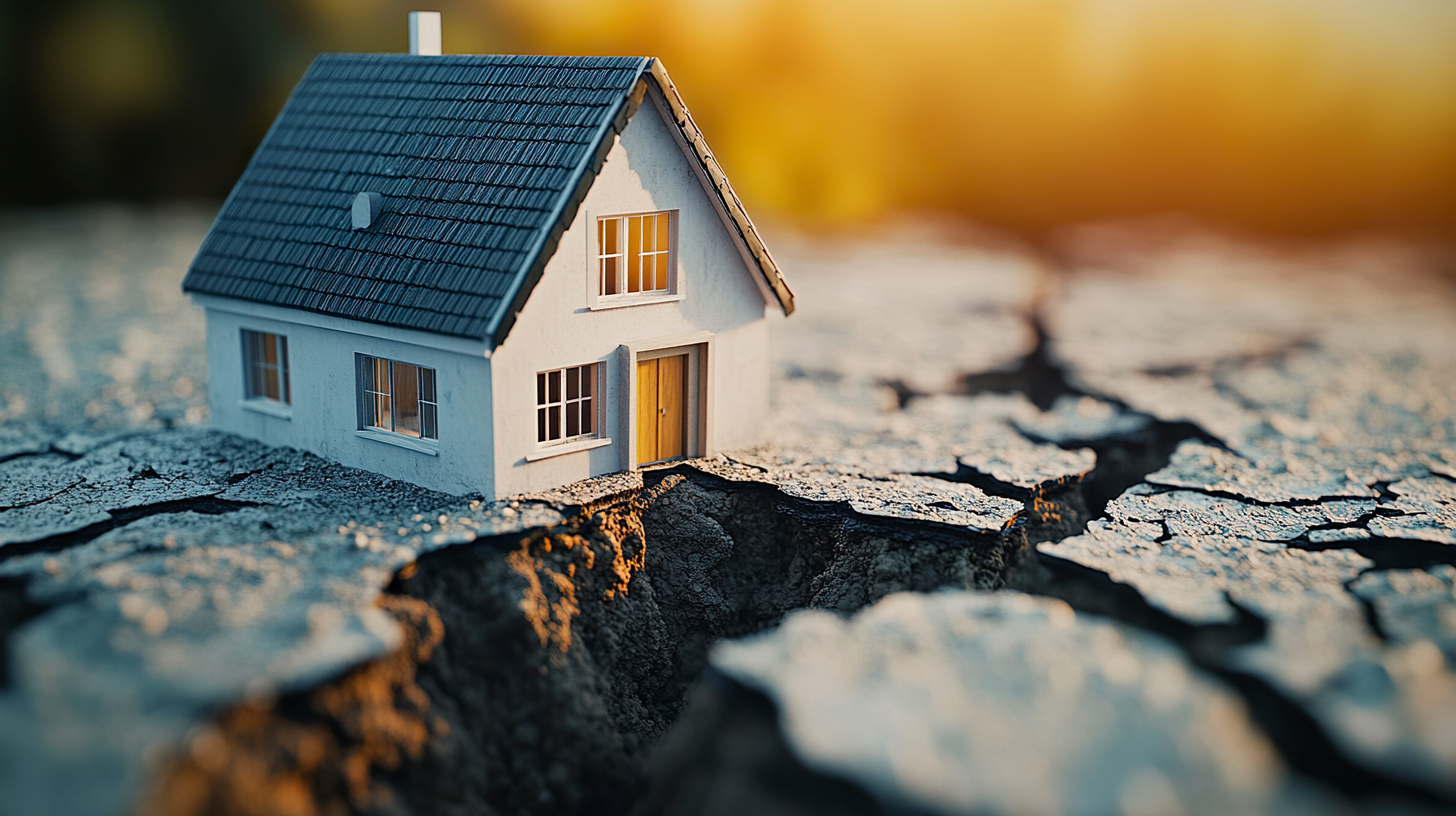 An illustration of soil supporting a home's foundation